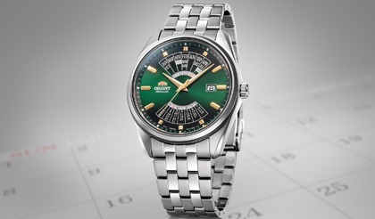 Przeszłość, teraźniejszość i przyszłość w zegarku Orient Multi-Year Calendar
