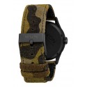 zegarek męski Nixon Sentry Leather Black/Camo/Volt