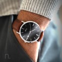 NEAT Steel 40 N132 drewniany zegarek