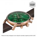 zegarek męski Cluse Aravis Chrono Leather CW0101502006