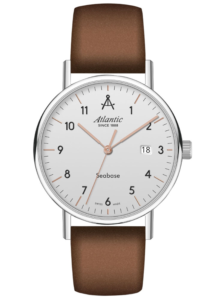 czytelny zegarek męski ATLANTIC Seabase 60352.41.25R