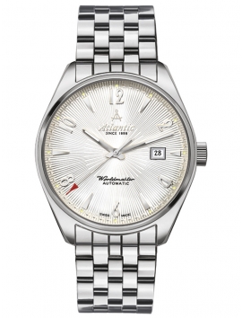 klasyczny zegarek na bransolecie ATLANTIC Worldmaster 51752.41.25SM