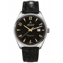 czarny zegarek na pasku ATLANTIC Worldmaster 51752.41.65G