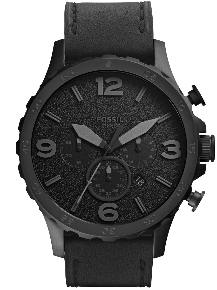 JR1354 Fossil czarny zegarek męski