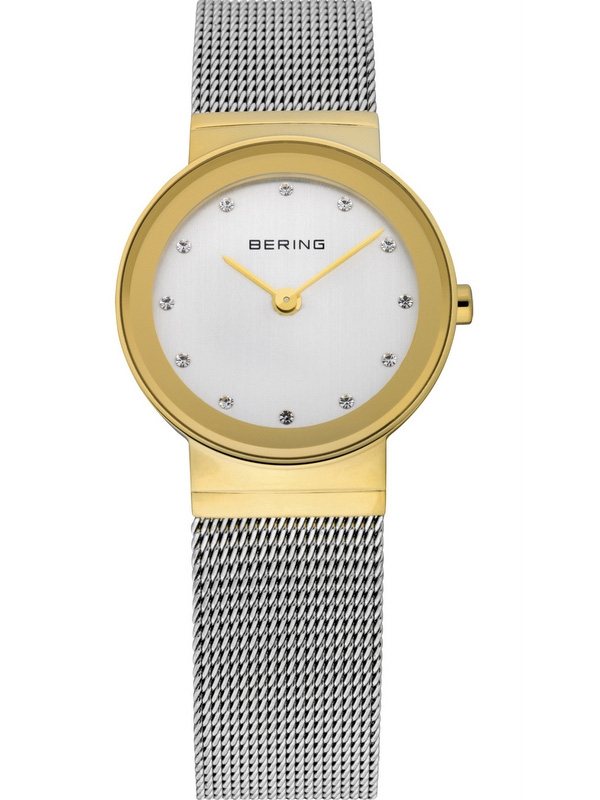 10126-001 BERING Classic damski zegarek na bransolecie meshowej