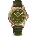 AVIATOR Swiss Made Douglas Day Date V.3.35.2.279.4 męski zegarek na pasku skórzanym