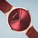 14539-363 BERING Classic czerwony zegarek damski