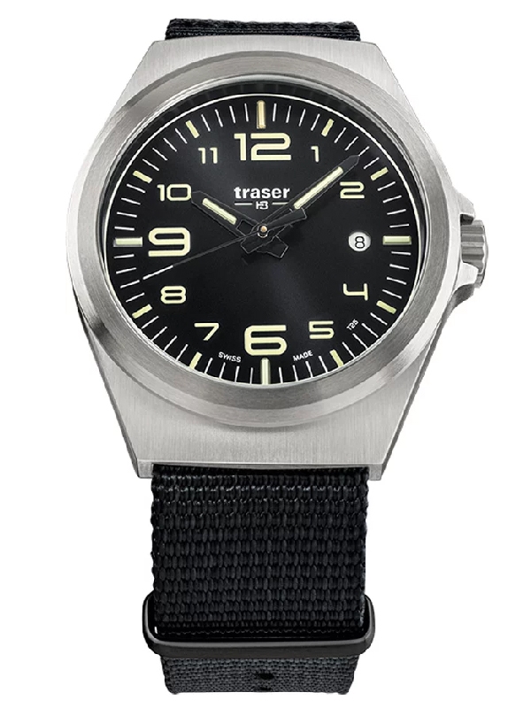 TRASER P59 Essential Black M 108638-męski zegarek sportowy