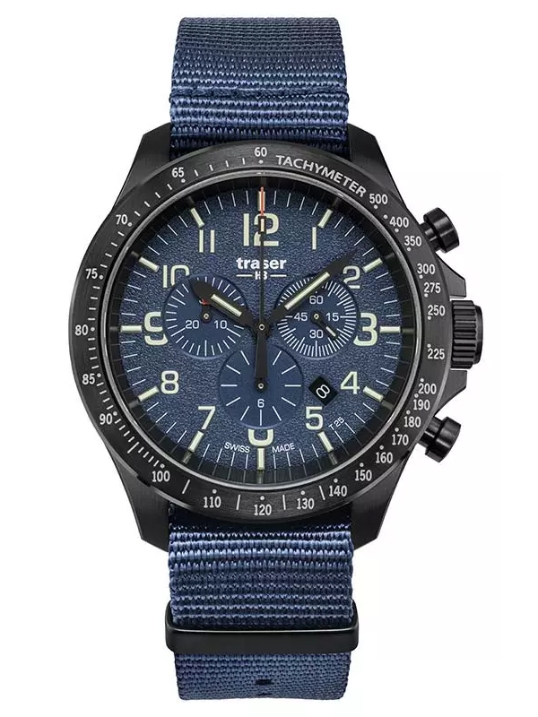 zegarek męski TRASER P67 Officer Pro Chronograph Blue 109461