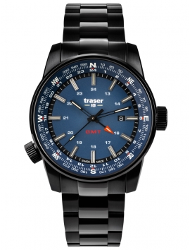 zegarek męski TRASER P68 Pathfinder GMT Blue 109524