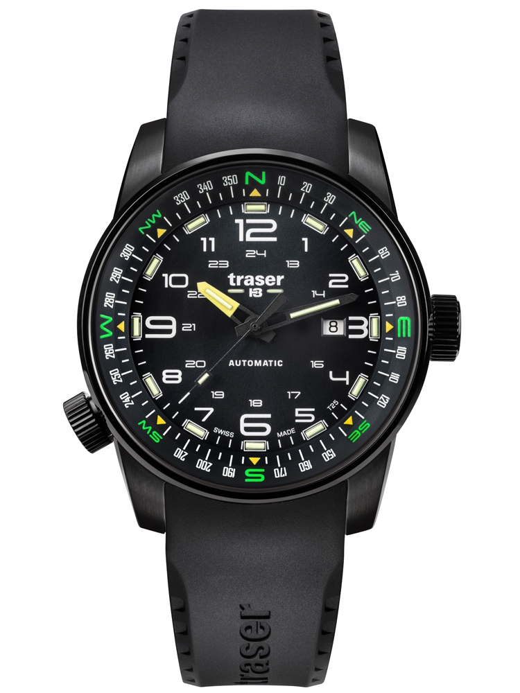 męski zegarek TRASER P68 Pathfinder Automatic Black RS 109741