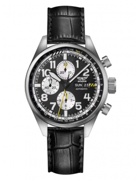 V.4.26.0.175.4- zegarek męski AVIATOR Swiss Made AIRACOBRA P45 Automatic