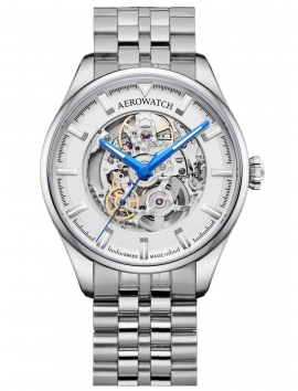 zegarek męski AEROWATCH Les Grandes Classiques Automatic Skeleton