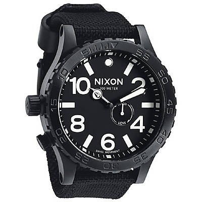 NIXON 51-30 All Black/ Nylon