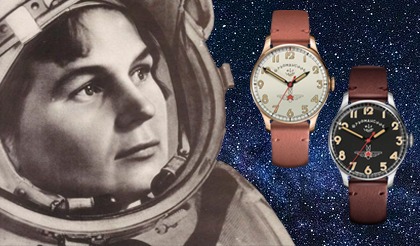 Kobieta w kosmosie- damskie zegarki Szturmanskie Gagarin