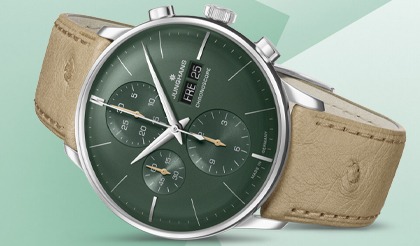 Męskie zegarki z zieloną tarczą- -kolor roku 2022 