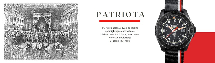 Polska – biało-czerwoni! - historia barw narodowych zamknięta w jednym, militarnym zegarku
